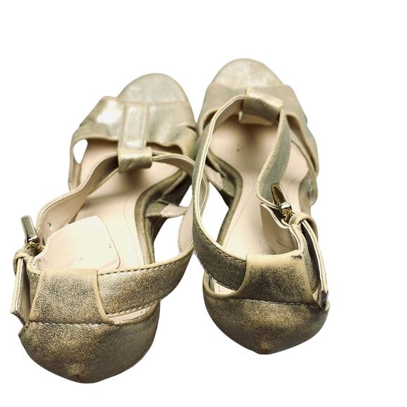 Calvin Klein Emmah Espadrille Wedge Platform Sandals Cage Ankle Strap sz 8 M - Picture 4 of 12